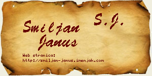 Smiljan Janus vizit kartica